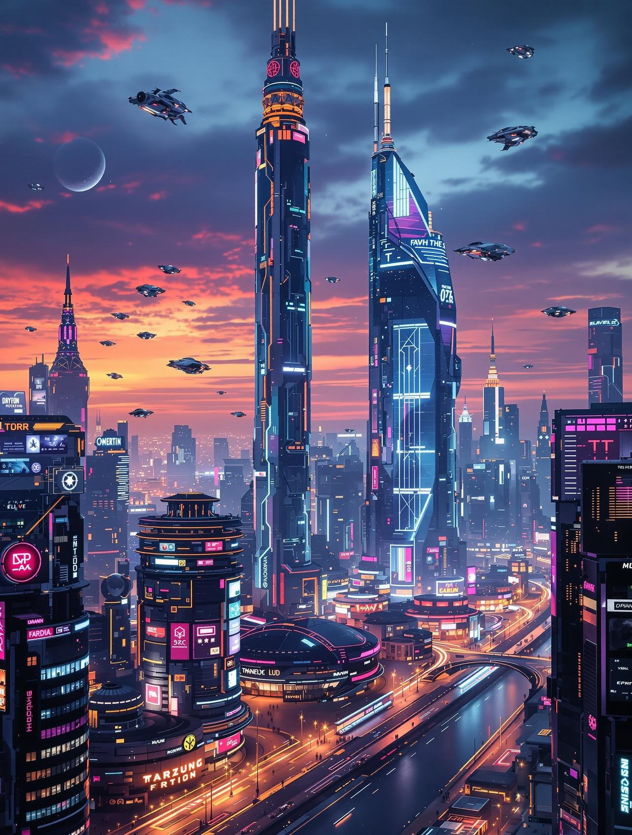 韩国影视-未来都市-科幻短片高清海报